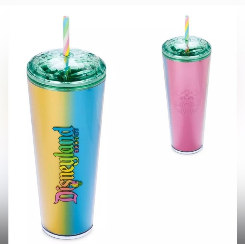 STARBUCKS Tumbler - Disneyland Limited Edition - NIB - Mickey Shaved Ice Design - Picture 7 of 8